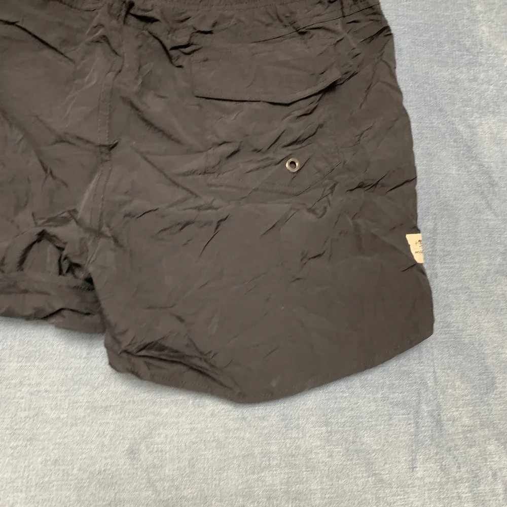 Maamgic Swim Shorts Mens 2XL Black Stretch Slash Pocket Drawstring Summer Wear